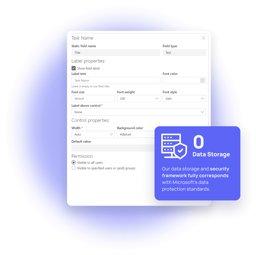 forms designer for sharepoint online settings