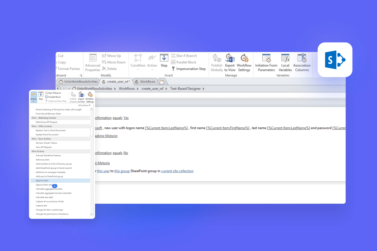 SharePoint On premise Workflow Extensions Kit 