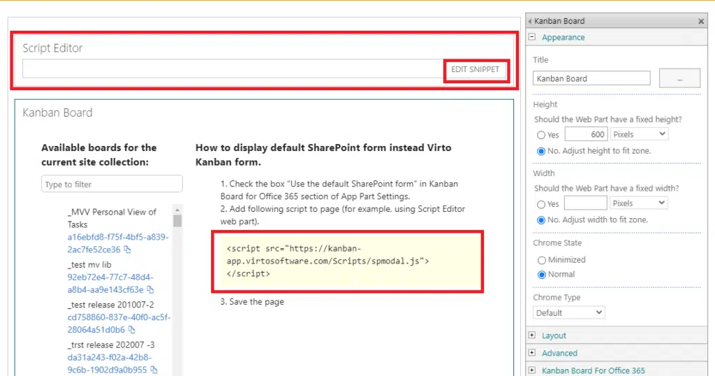 Use default SharePoint form