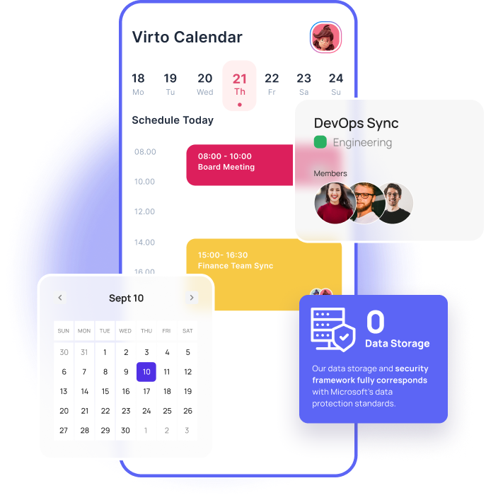 virto calendar app for microsoft teams mobile