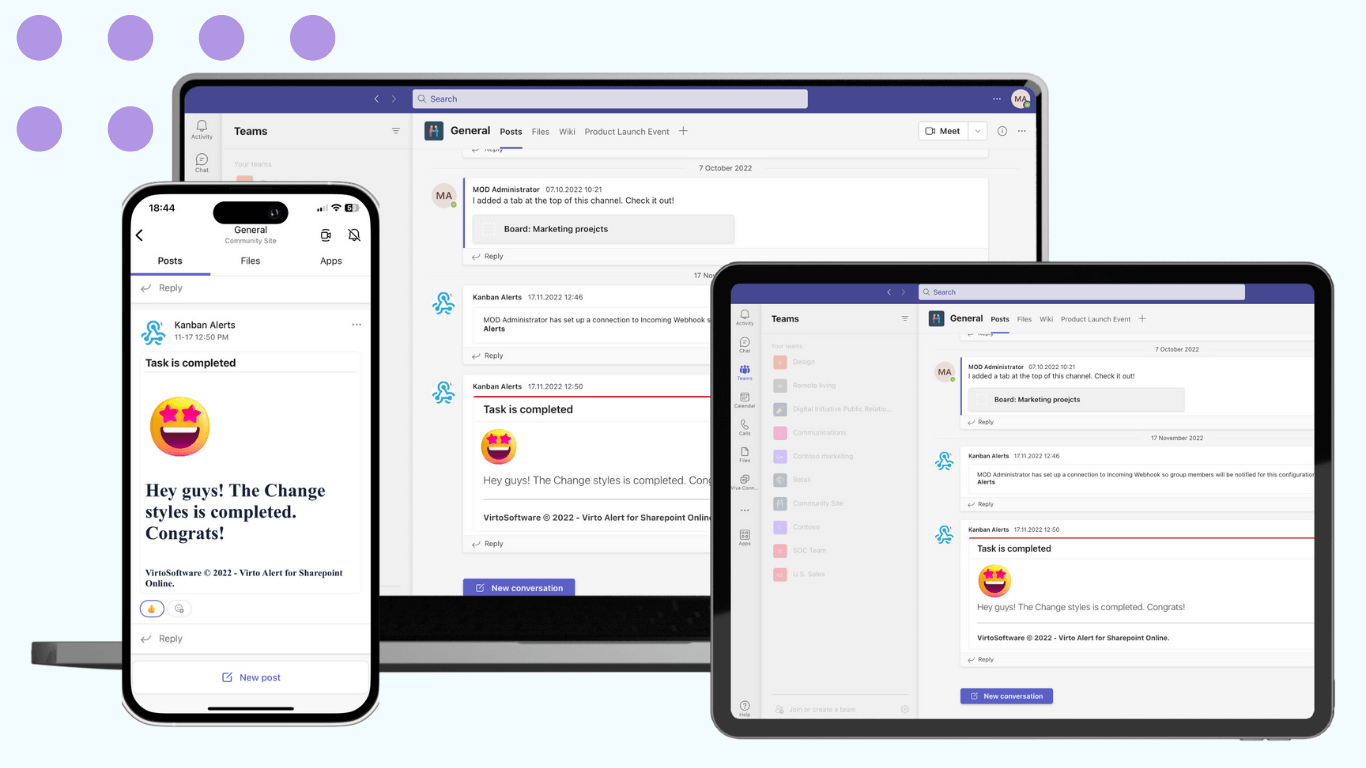 Virto Alerts and Reminders