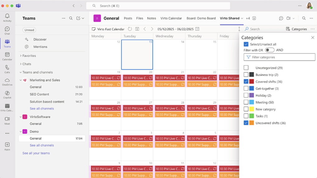 Centralized shift management