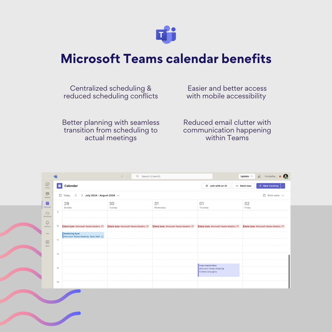 Benefits of Microsoft Teams Calendar