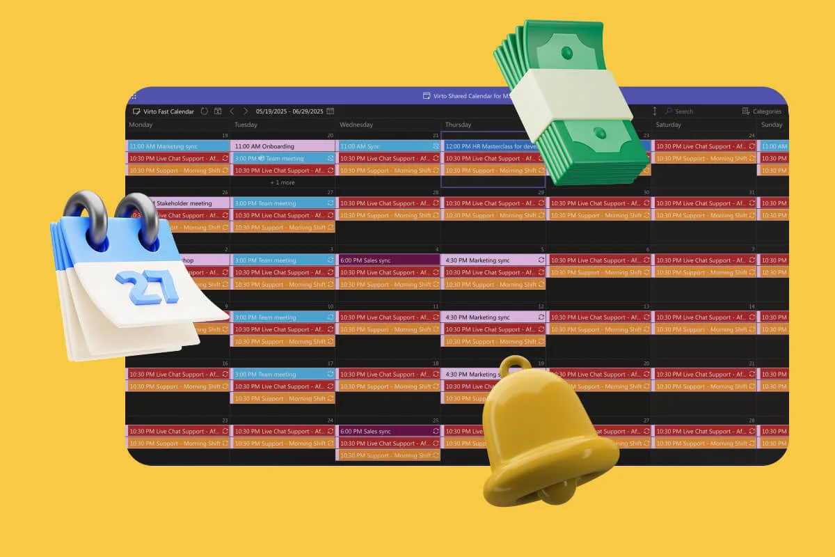 Payroll calendar use case