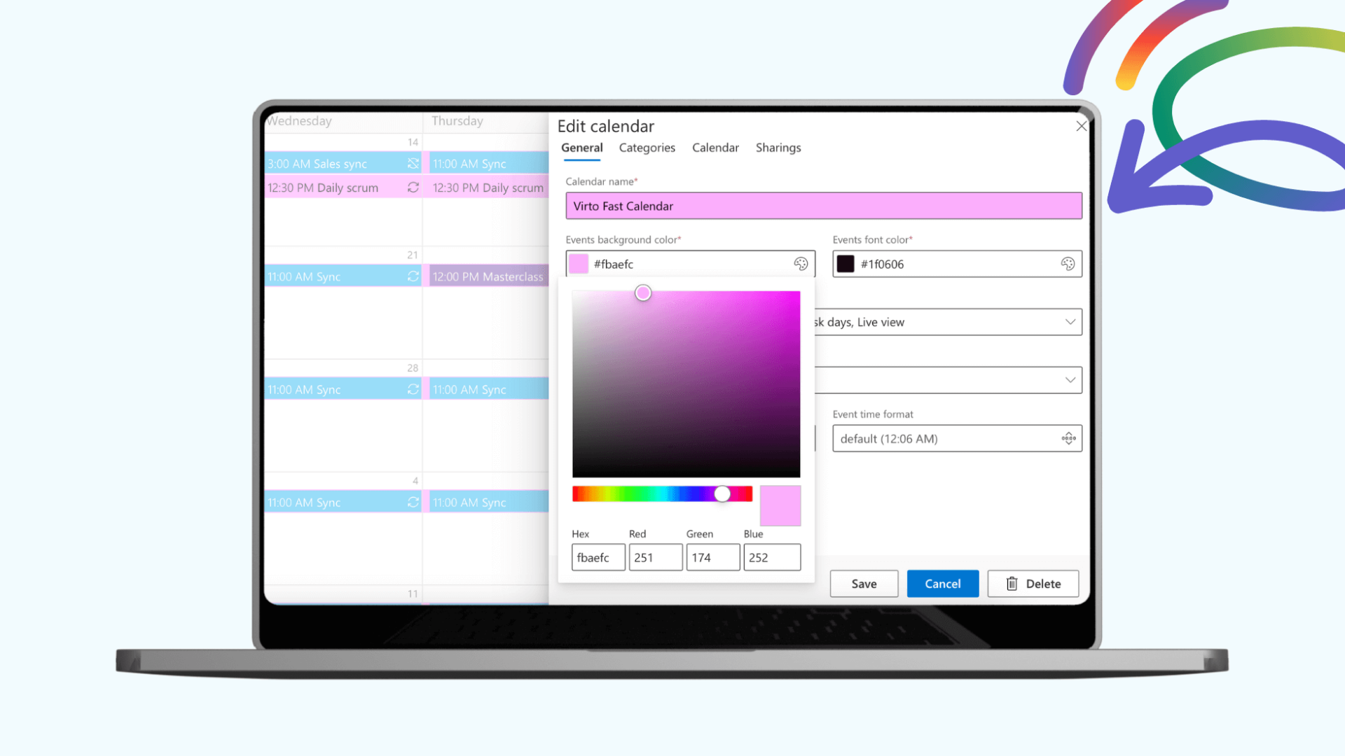 Virto Shared Calendar