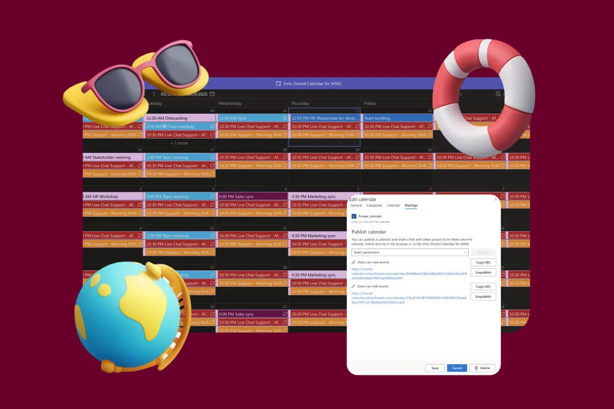 Manage Company Holidays with VirtoSoftware