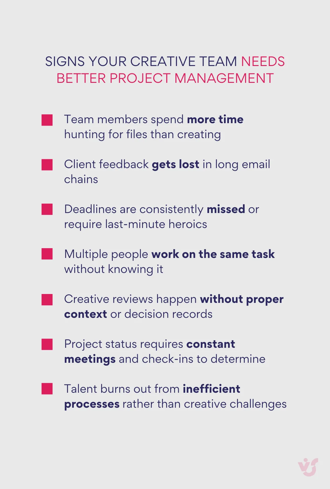 Signs Your Creative Team Needs Better Project Management.