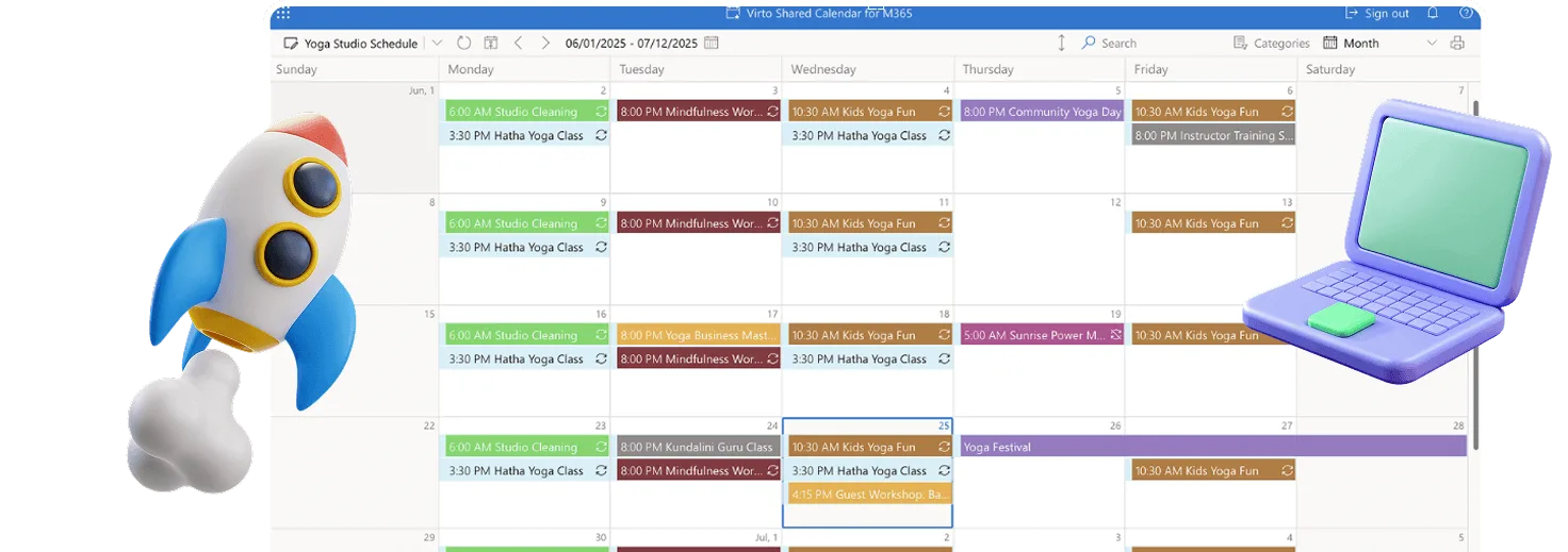 Virto Calendar App Scenarios2