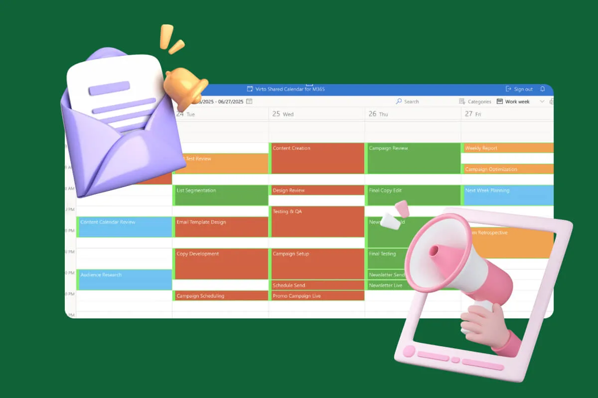VirtoSoftware Email Marketing Calendar Solutions