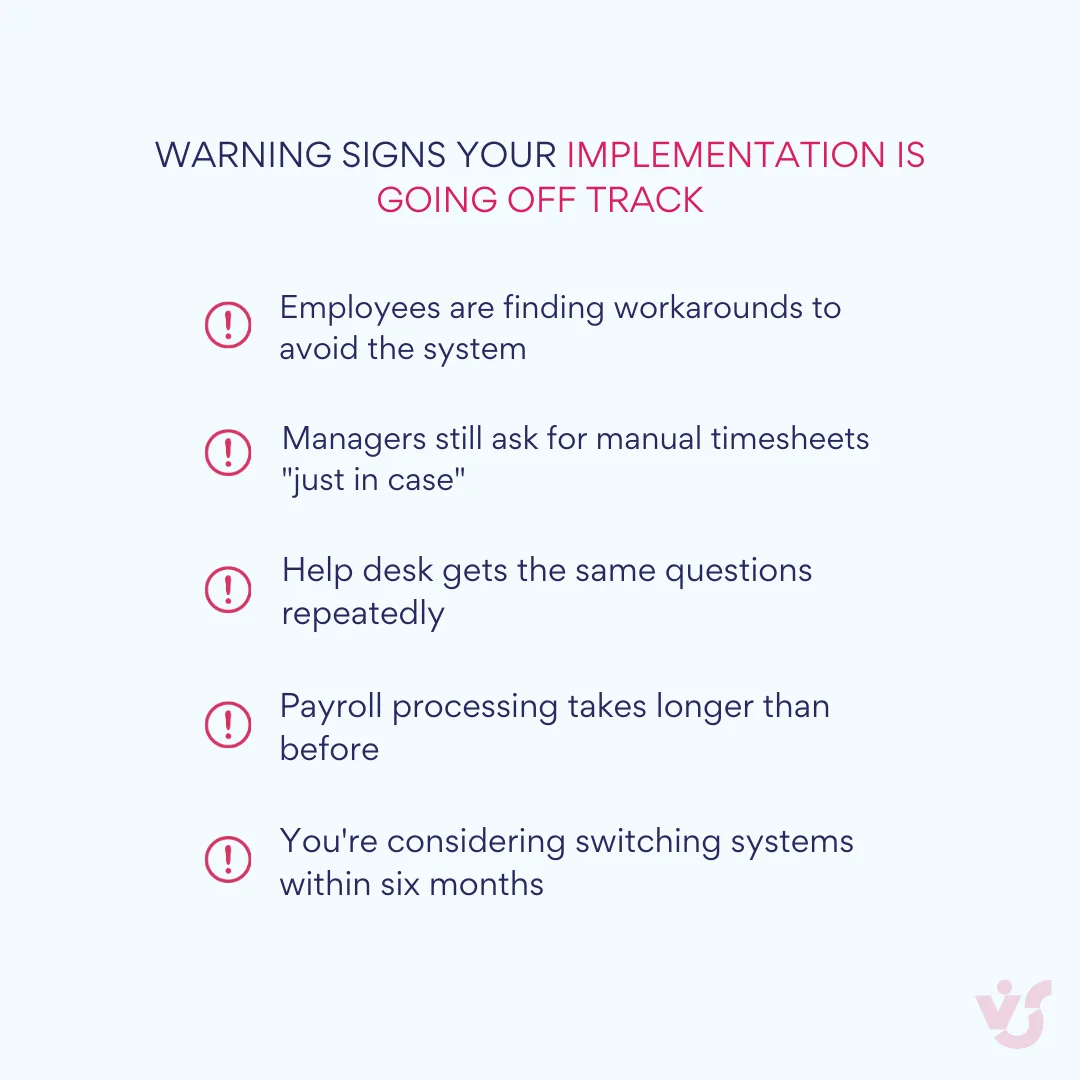 Warning Signs Your Implementation Is Going Off Track