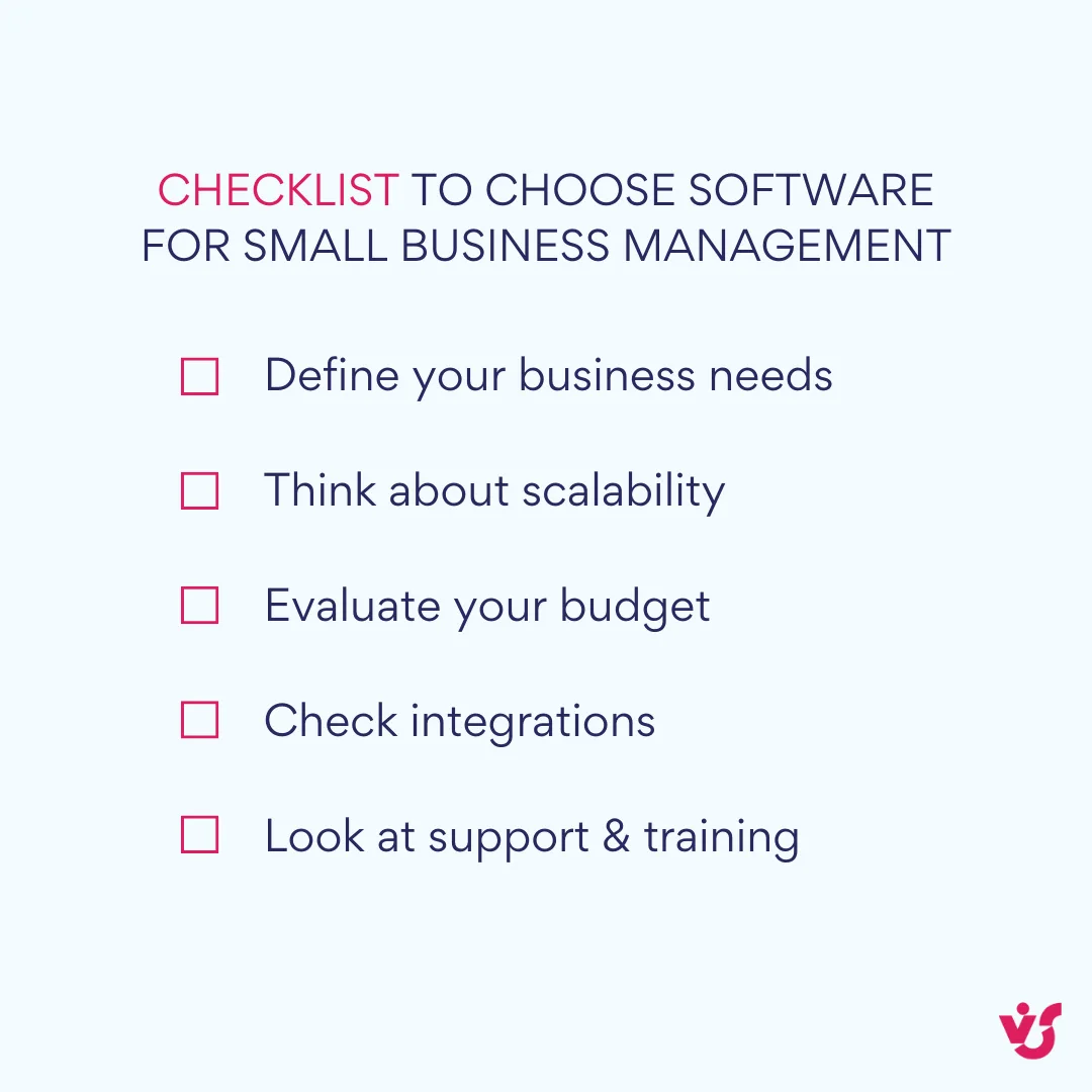 How to choose software for small business management