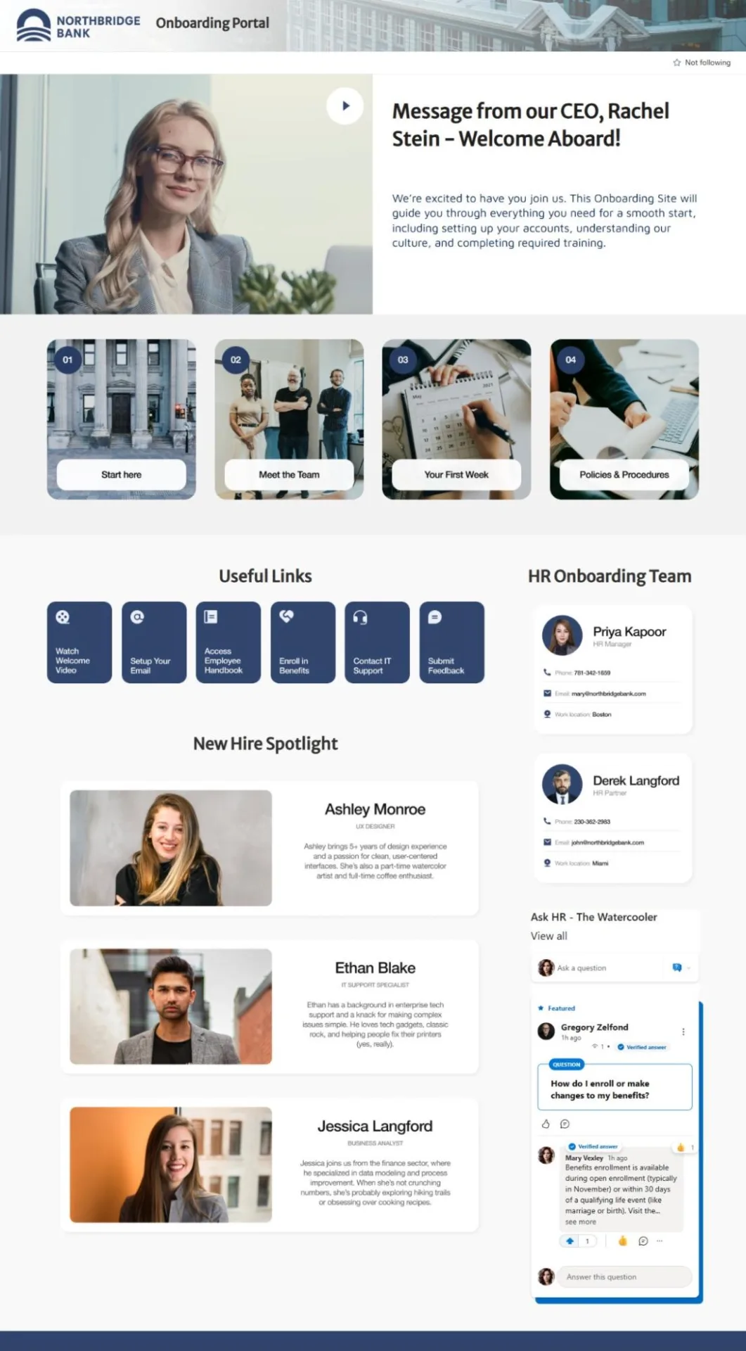 NorthBridge Bank Intranet