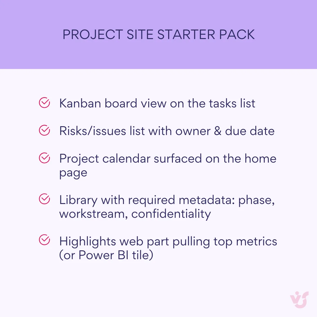 Project site starter pack