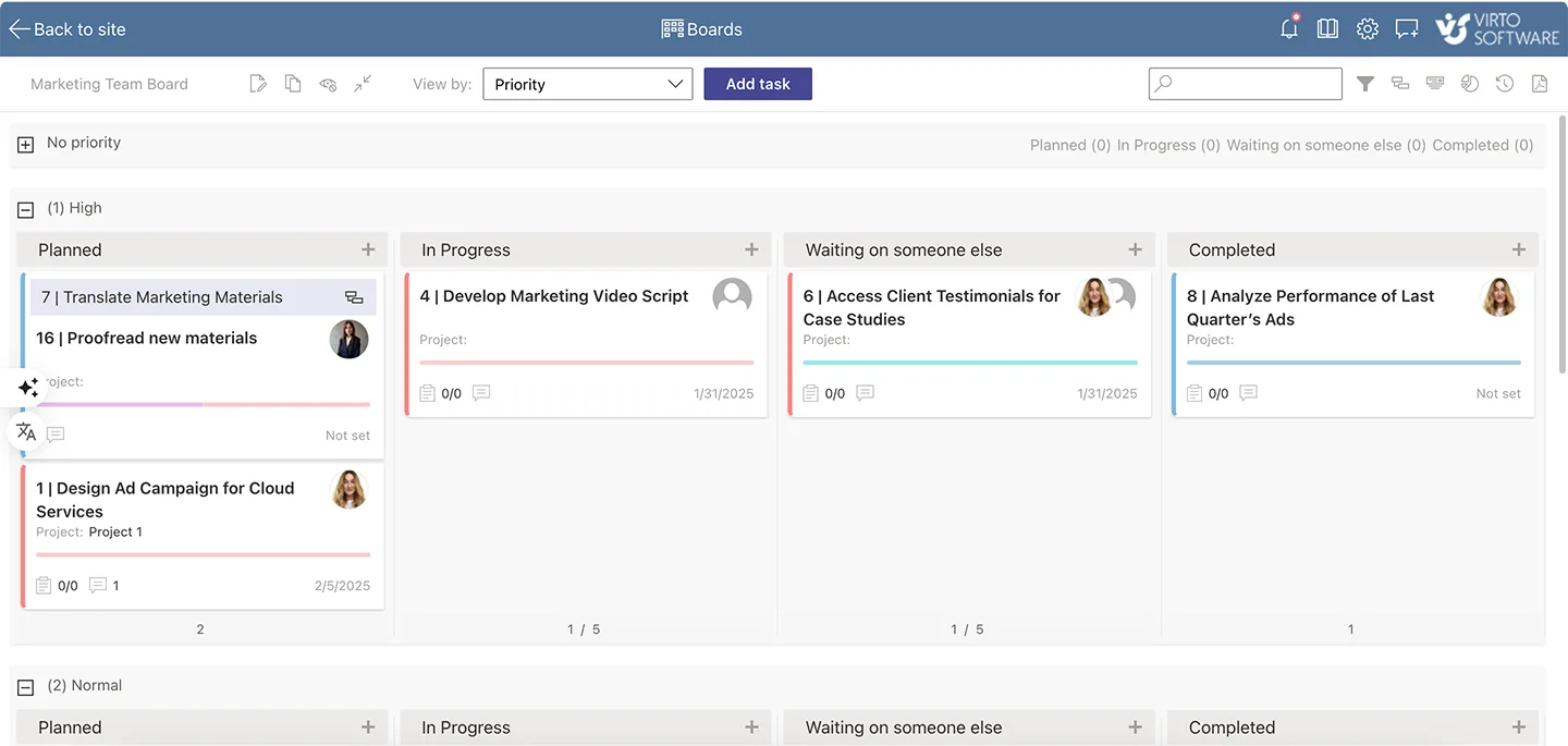 Sample Kanban Board App
