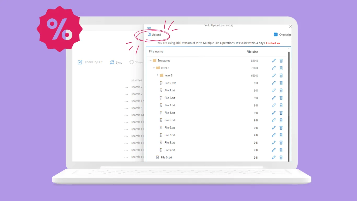 Multiple File Operations web part price drop