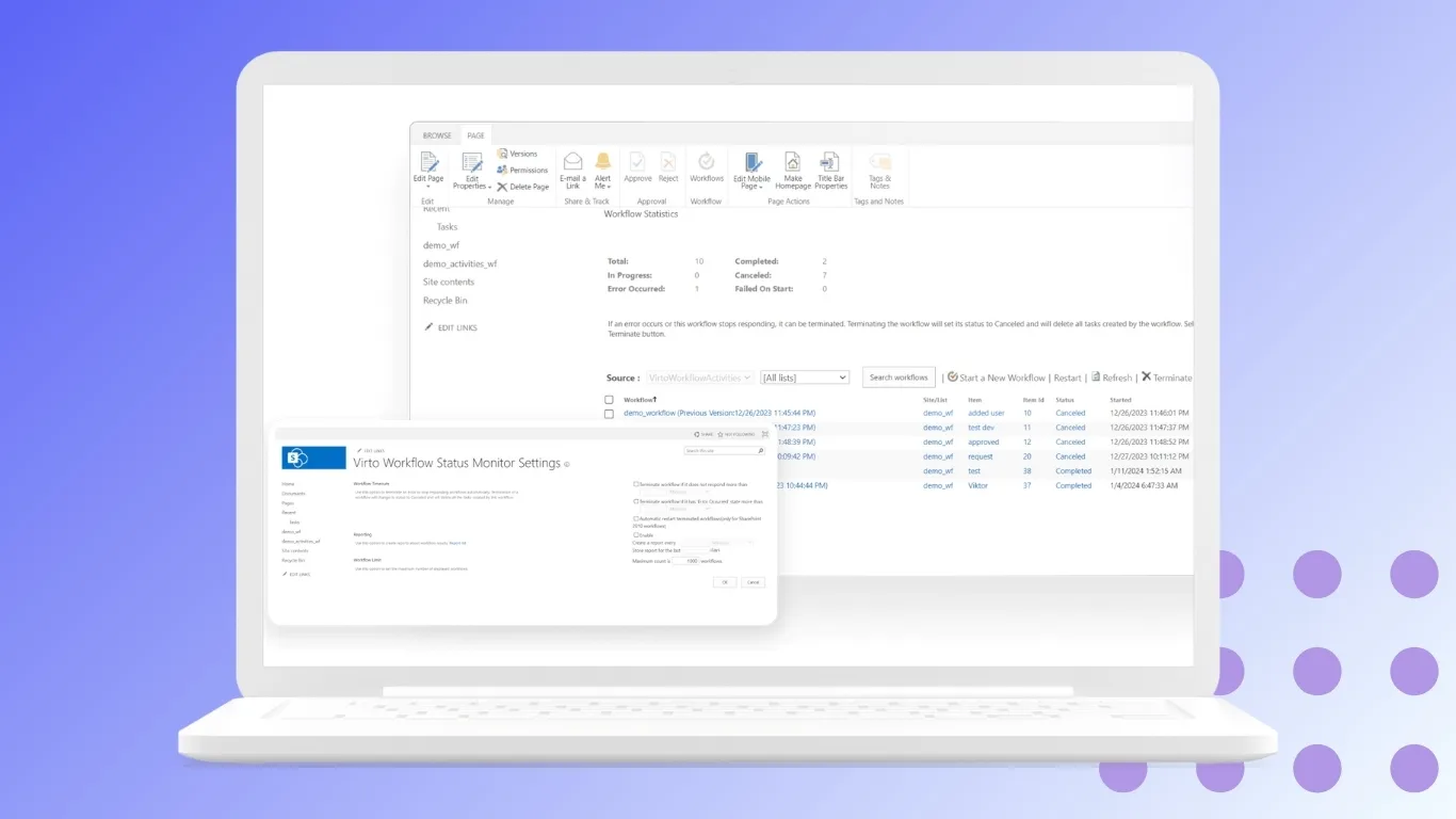 Virto Workflow Automation App